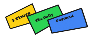 Three times the daily payment