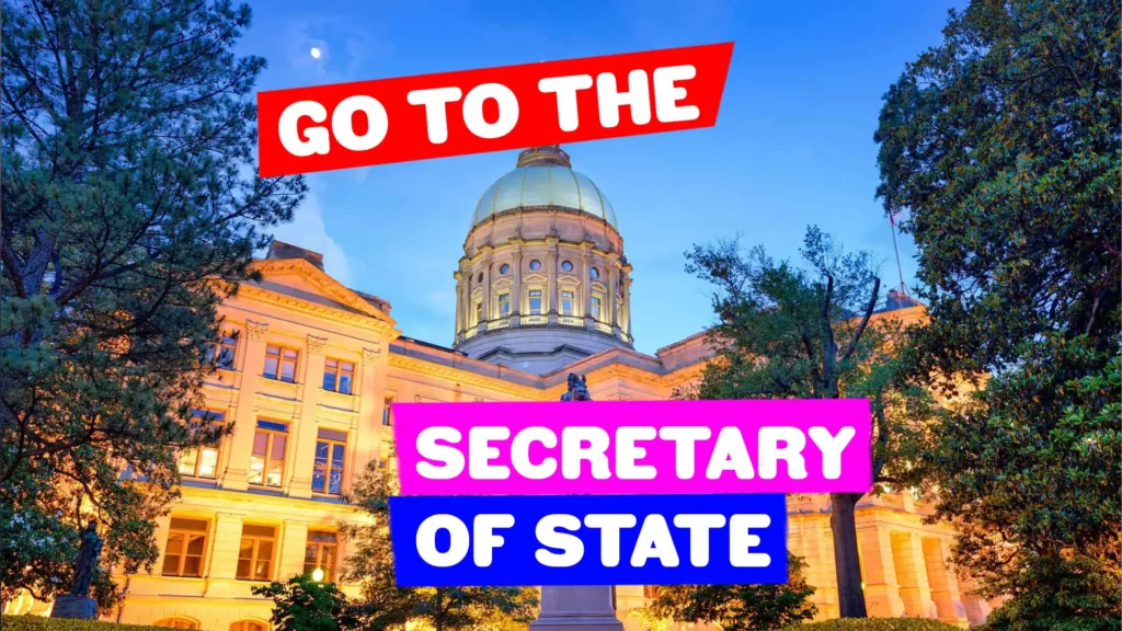 Go to the Secretary of State to Register the Business